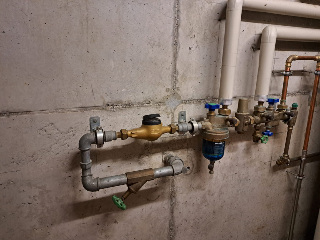 Einbau neuer Wasseruhren