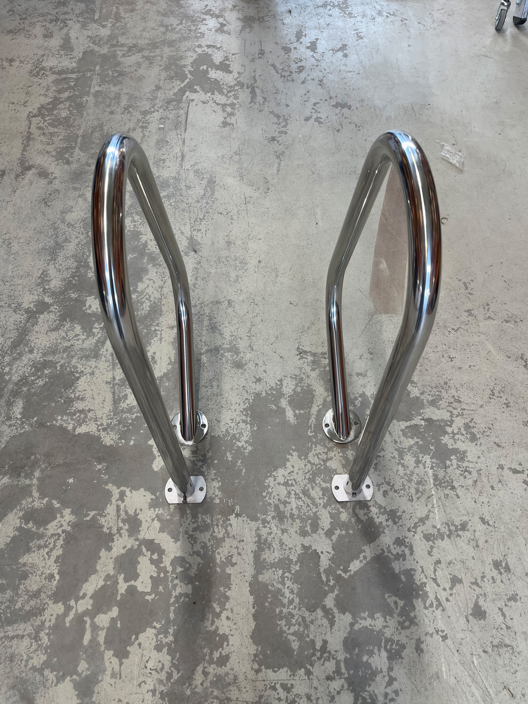 Griffbogen Edelstahlleiter