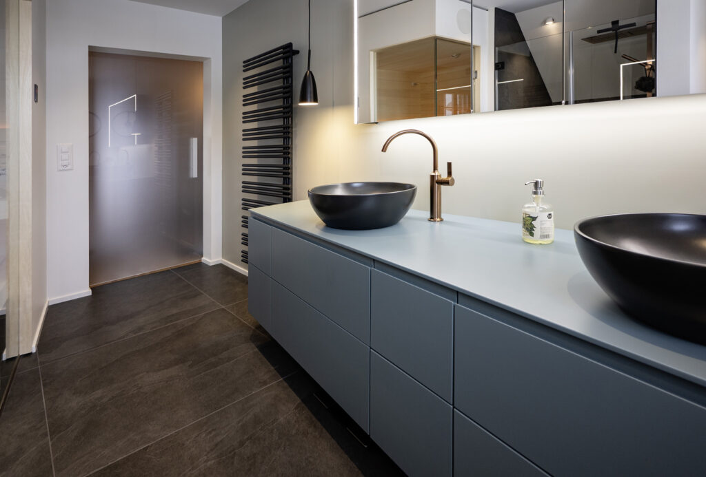 Badezimmer eines Kunden O.Jeker AG